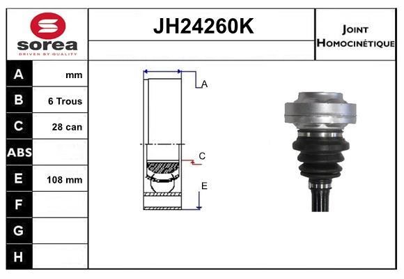 SNRA JH24260K Gelenksatz, antriebswelle JH24260K: Kaufen Sie zu einem guten Preis in Polen bei 2407.PL!