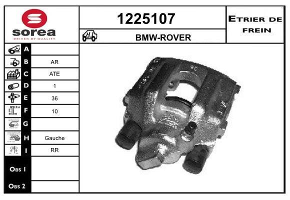 SNRA 1225107 Brake caliper 1225107: Buy near me in Poland at 2407.PL - Good price!