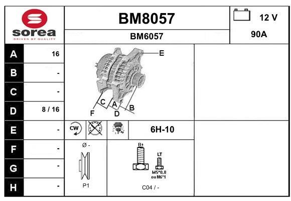 SNRA BM8057 Генератор BM8057: Отличная цена - Купить в Польше на 2407.PL!