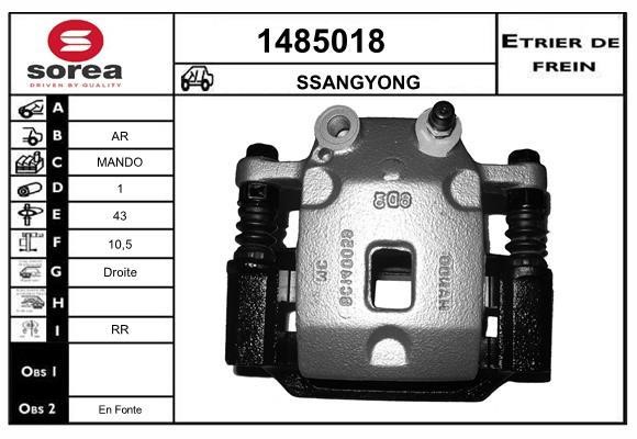 SNRA 1485018 Brake caliper 1485018: Buy near me at 2407.PL in Poland at an Affordable price!