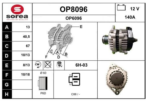 SNRA OP8096 Генератор OP8096: Отличная цена - Купить в Польше на 2407.PL!
