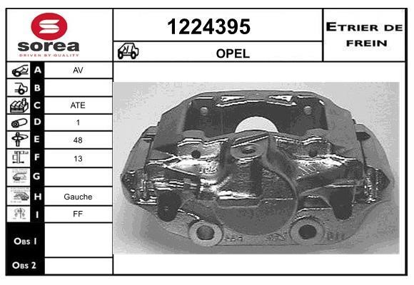 SNRA 1224395 Суппорт тормозной 1224395: Отличная цена - Купить в Польше на 2407.PL!