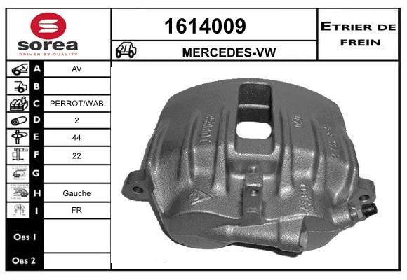 SNRA 1614009 Суппорт тормозной 1614009: Отличная цена - Купить в Польше на 2407.PL!