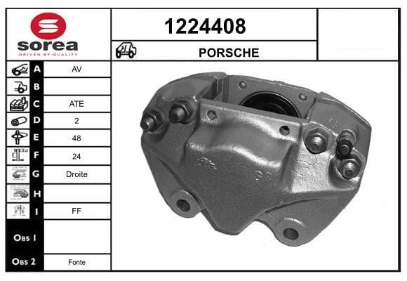 SNRA 1224408 Brake caliper front right 1224408: Buy near me in Poland at 2407.PL - Good price!