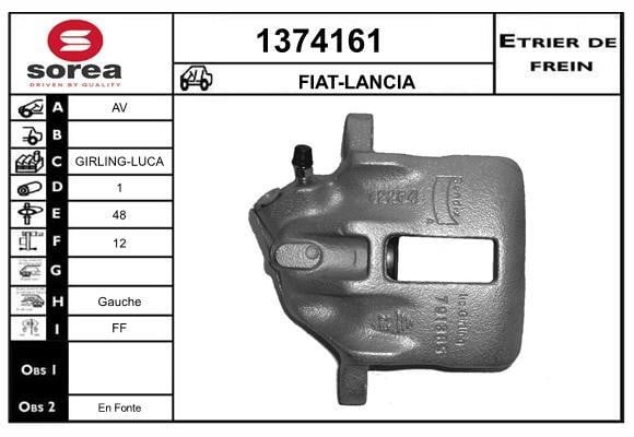 SNRA 1374161 Суппорт тормозной 1374161: Отличная цена - Купить в Польше на 2407.PL!