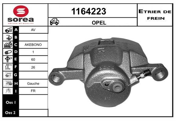 SNRA 1164223 Brake caliper 1164223: Buy near me in Poland at 2407.PL - Good price!