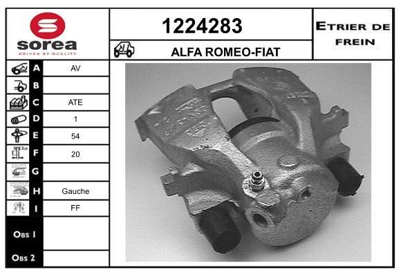 SNRA 1224283 Brake caliper front left 1224283: Buy near me in Poland at 2407.PL - Good price!
