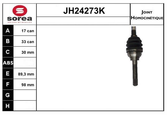 SNRA JH24273K Joint kit, drive shaft JH24273K: Buy near me at 2407.PL in Poland at an Affordable price!