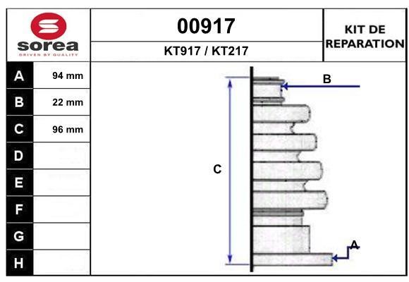 SNRA 00917 Пыльник приводного вала 00917: Отличная цена - Купить в Польше на 2407.PL!