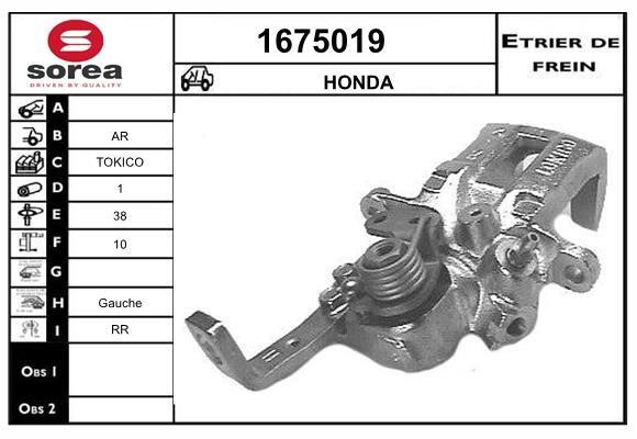 SNRA 1675019 Brake caliper 1675019: Buy near me in Poland at 2407.PL - Good price!