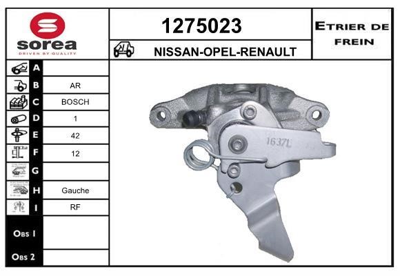SNRA 1275023 Суппорт тормозной 1275023: Отличная цена - Купить в Польше на 2407.PL!