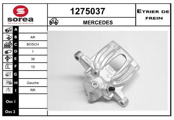 SNRA 1275037 Суппорт тормозной задний левый 1275037: Отличная цена - Купить в Польше на 2407.PL!