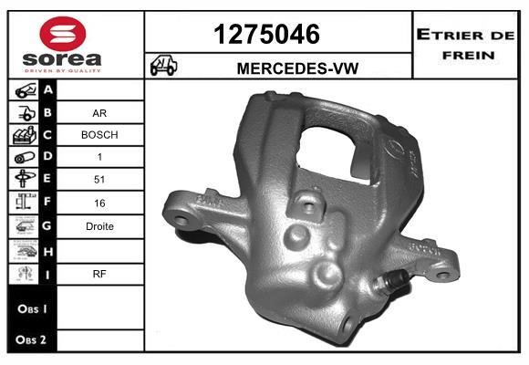 SNRA 1275046 Brake caliper 1275046: Buy near me in Poland at 2407.PL - Good price!