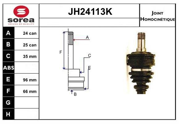 SNRA JH24113K CV joint JH24113K: Buy near me at 2407.PL in Poland at an Affordable price!