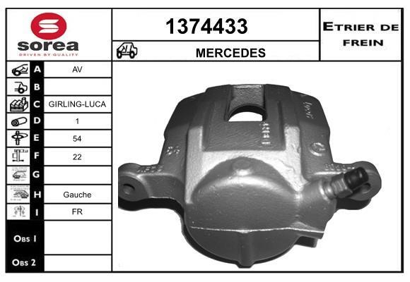 SNRA 1374433 Brake caliper 1374433: Buy near me in Poland at 2407.PL - Good price!