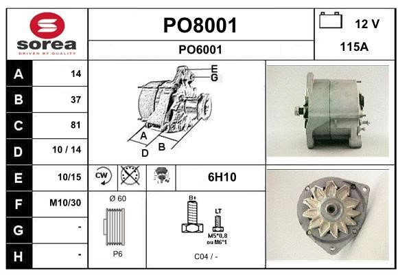 SNRA PO8001 Generator PO8001: Kaufen Sie zu einem guten Preis in Polen bei 2407.PL!