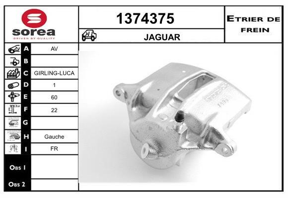 SNRA 1374375 Суппорт тормозной 1374375: Отличная цена - Купить в Польше на 2407.PL!