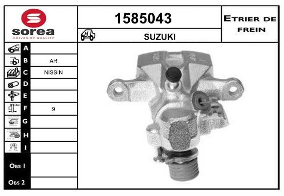 SNRA 1585043 Суппорт тормозной 1585043: Отличная цена - Купить в Польше на 2407.PL!