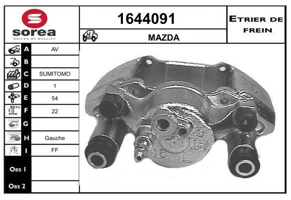 SNRA 1644091 Brake caliper 1644091: Buy near me in Poland at 2407.PL - Good price!