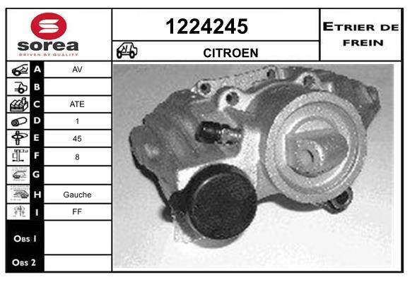 SNRA 1224245 Суппорт тормозной 1224245: Отличная цена - Купить в Польше на 2407.PL!