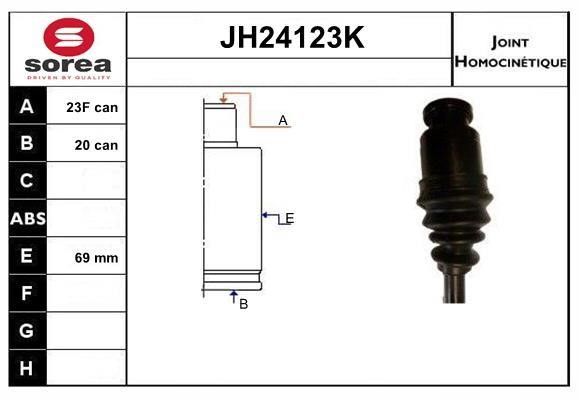 SNRA JH24123K CV joint JH24123K: Buy near me in Poland at 2407.PL - Good price!