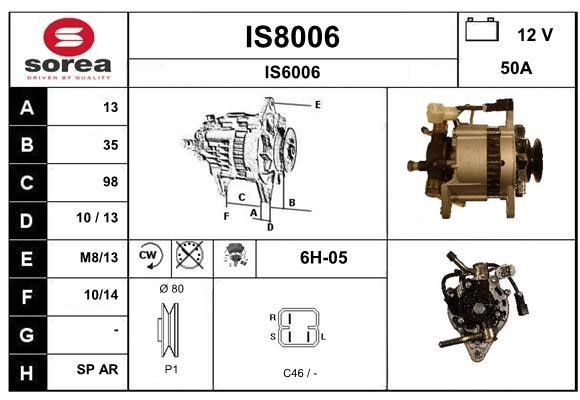 SNRA IS8006 Генератор IS8006: Отличная цена - Купить в Польше на 2407.PL!