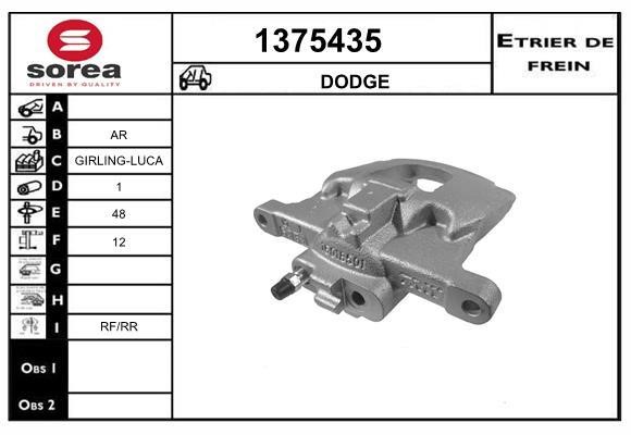 SNRA 1375435 Суппорт тормозной 1375435: Отличная цена - Купить в Польше на 2407.PL!