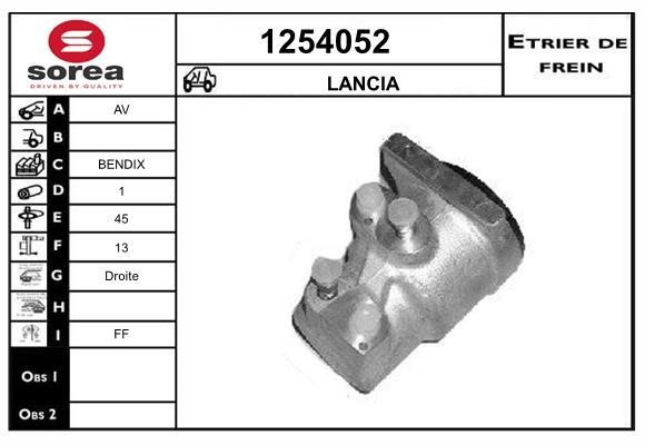 SNRA 1254052 Суппорт тормозной 1254052: Отличная цена - Купить в Польше на 2407.PL!