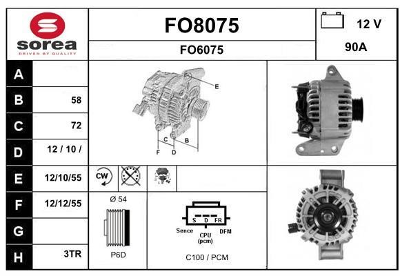 SNRA FO8075 Generator FO8075: Kaufen Sie zu einem guten Preis in Polen bei 2407.PL!