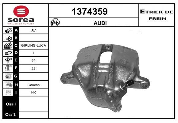 SNRA 1374359 Суппорт тормозной 1374359: Отличная цена - Купить в Польше на 2407.PL!