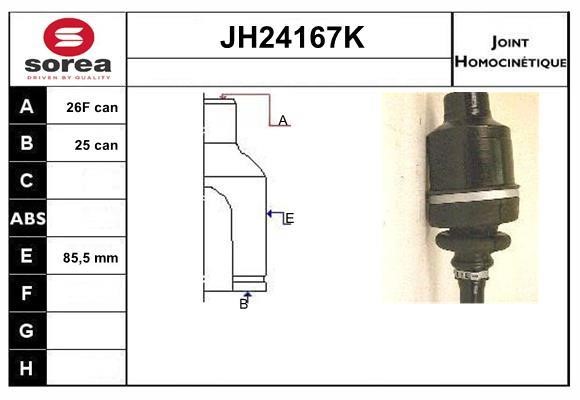 SNRA JH24167K CV joint JH24167K: Buy near me in Poland at 2407.PL - Good price!
