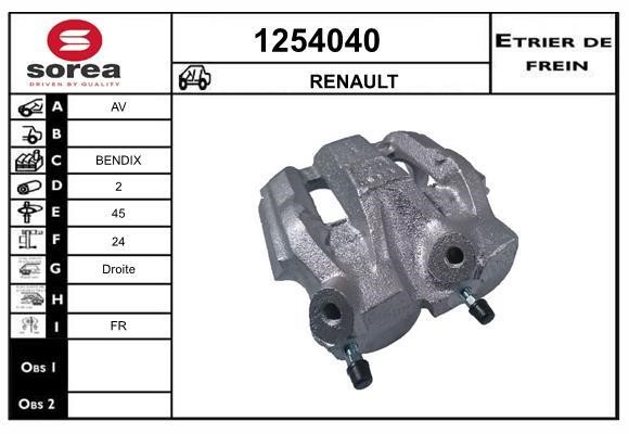SNRA 1254040 Brake caliper 1254040: Buy near me in Poland at 2407.PL - Good price!