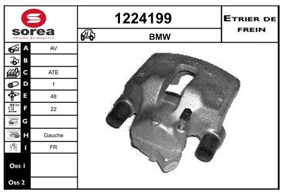 SNRA 1224199 Brake caliper 1224199: Buy near me at 2407.PL in Poland at an Affordable price!