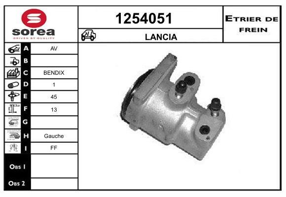 SNRA 1254051 Суппорт тормозной 1254051: Отличная цена - Купить в Польше на 2407.PL!