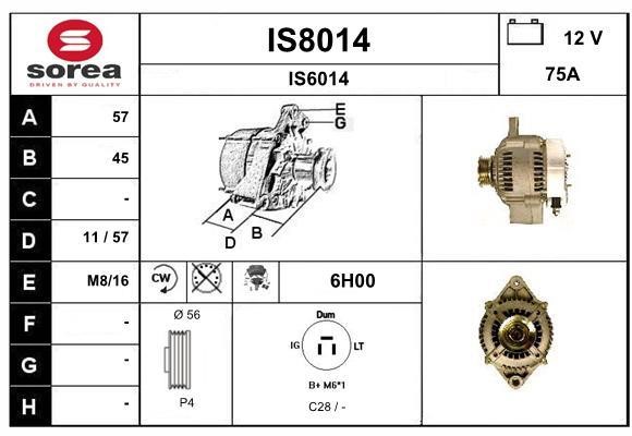 SNRA IS8014 Генератор IS8014: Отличная цена - Купить в Польше на 2407.PL!