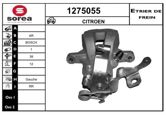 SNRA 1275055 Brake caliper rear left 1275055: Buy near me in Poland at 2407.PL - Good price!