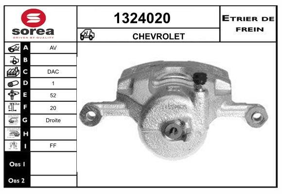 SNRA 1324020 Brake caliper 1324020: Buy near me in Poland at 2407.PL - Good price!