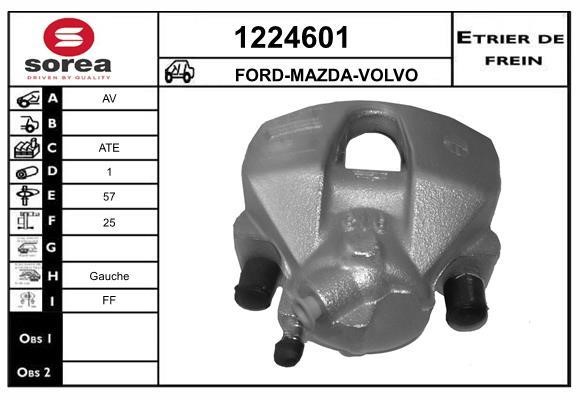SNRA 1224601 Brake caliper front left 1224601: Buy near me in Poland at 2407.PL - Good price!