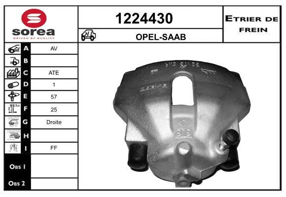 SNRA 1224430 Brake caliper 1224430: Buy near me in Poland at 2407.PL - Good price!