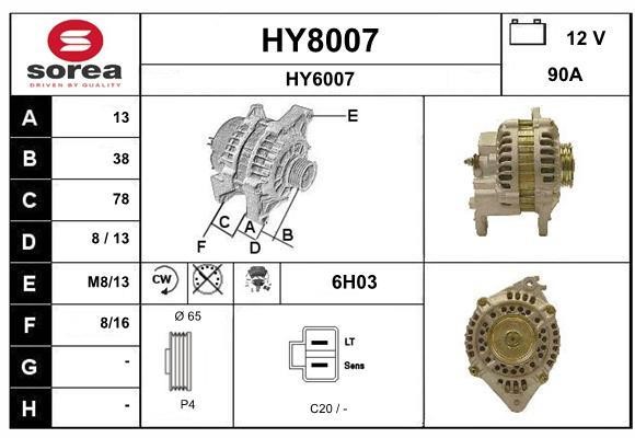 SNRA HY8007 Генератор HY8007: Отличная цена - Купить в Польше на 2407.PL!