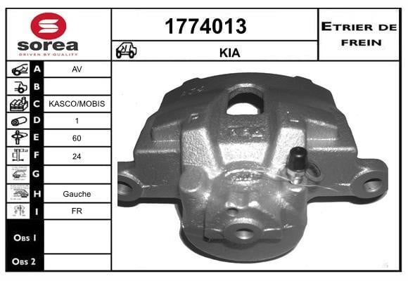 SNRA 1774013 Суппорт тормозной передний левый 1774013: Отличная цена - Купить в Польше на 2407.PL!