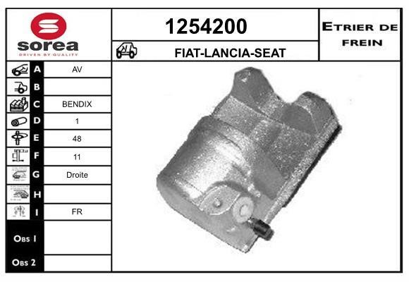 SNRA 1254200 Суппорт тормозной 1254200: Отличная цена - Купить в Польше на 2407.PL!