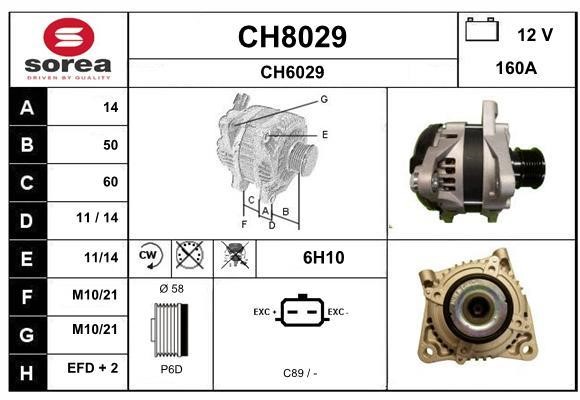 SNRA CH8029 Alternator CH8029: Dobra cena w Polsce na 2407.PL - Kup Teraz!