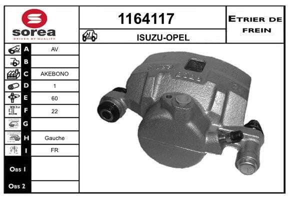 SNRA 1164117 Bremssattel 1164117: Kaufen Sie zu einem guten Preis in Polen bei 2407.PL!