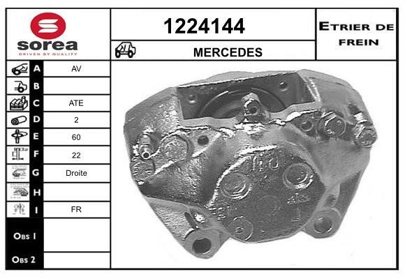 SNRA 1224144 Brake caliper 1224144: Buy near me in Poland at 2407.PL - Good price!