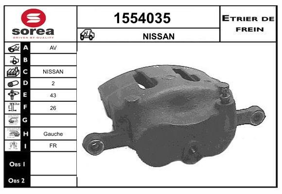 SNRA 1554035 Brake caliper 1554035: Buy near me in Poland at 2407.PL - Good price!