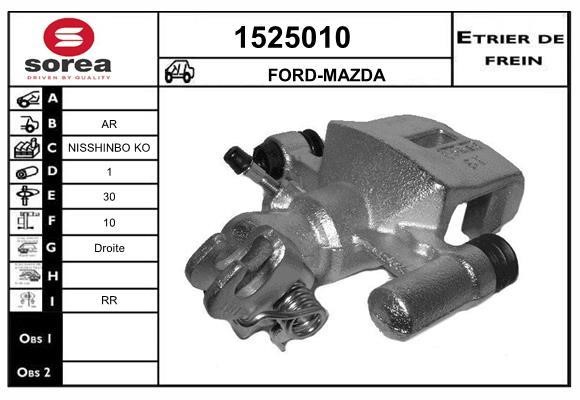 SNRA 1525010 Brake caliper rear right 1525010: Buy near me in Poland at 2407.PL - Good price!