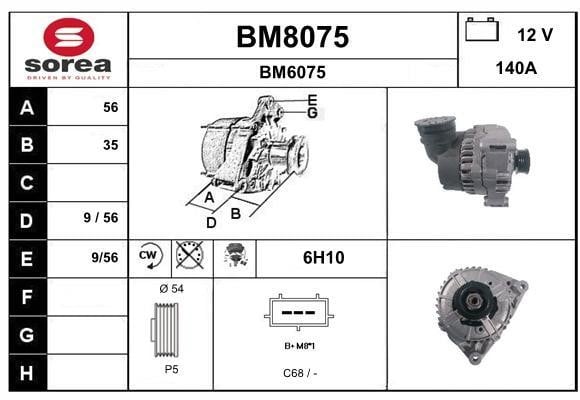 SNRA BM8075 Генератор BM8075: Отличная цена - Купить в Польше на 2407.PL!