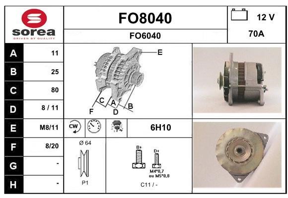 SNRA FO8040 Generator FO8040: Kaufen Sie zu einem guten Preis in Polen bei 2407.PL!