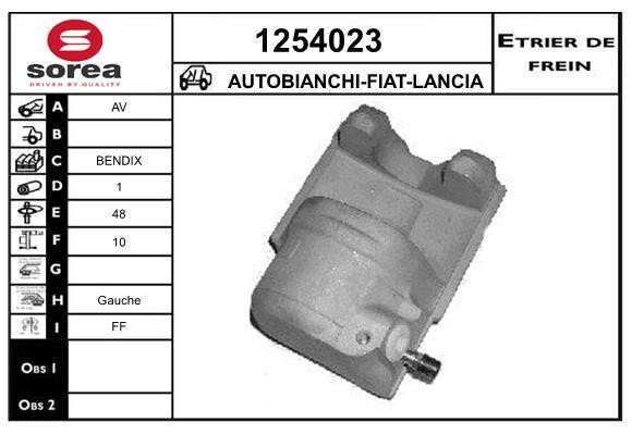 SNRA 1254023 Суппорт тормозной 1254023: Отличная цена - Купить в Польше на 2407.PL!